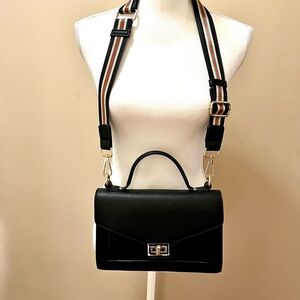 Madison West Black Crossbody Purse